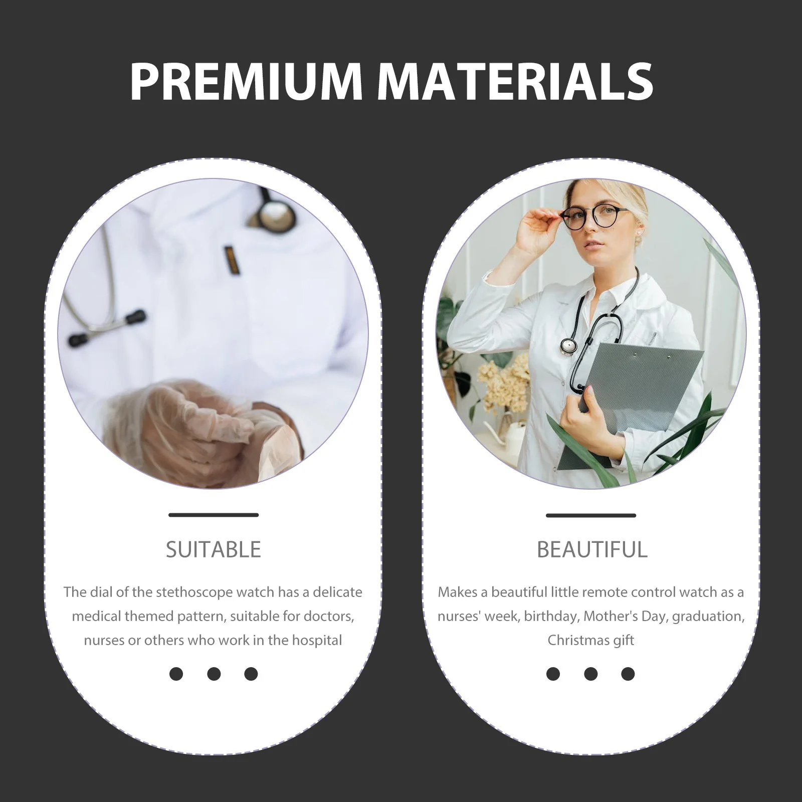 

Clip on Retractable Nurse Watch Hanging Lapel Medical Pocket Watch for Nurses Doctors Healthcare Professionals