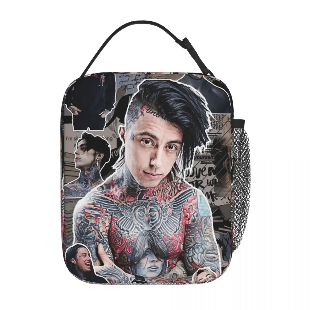 Ronnie Radke Photo Collage High Quality Insulated Lunch Bag for Women Children Leakproof Food Boxes Thermal Lunch Box Tote