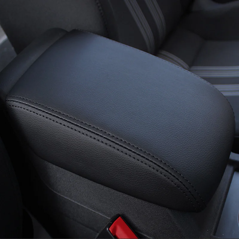 BJMYCYY Armrest box cover car accessories Interior central hand-held protection For Volkswagen VW T-cross Tcross 2019-2021