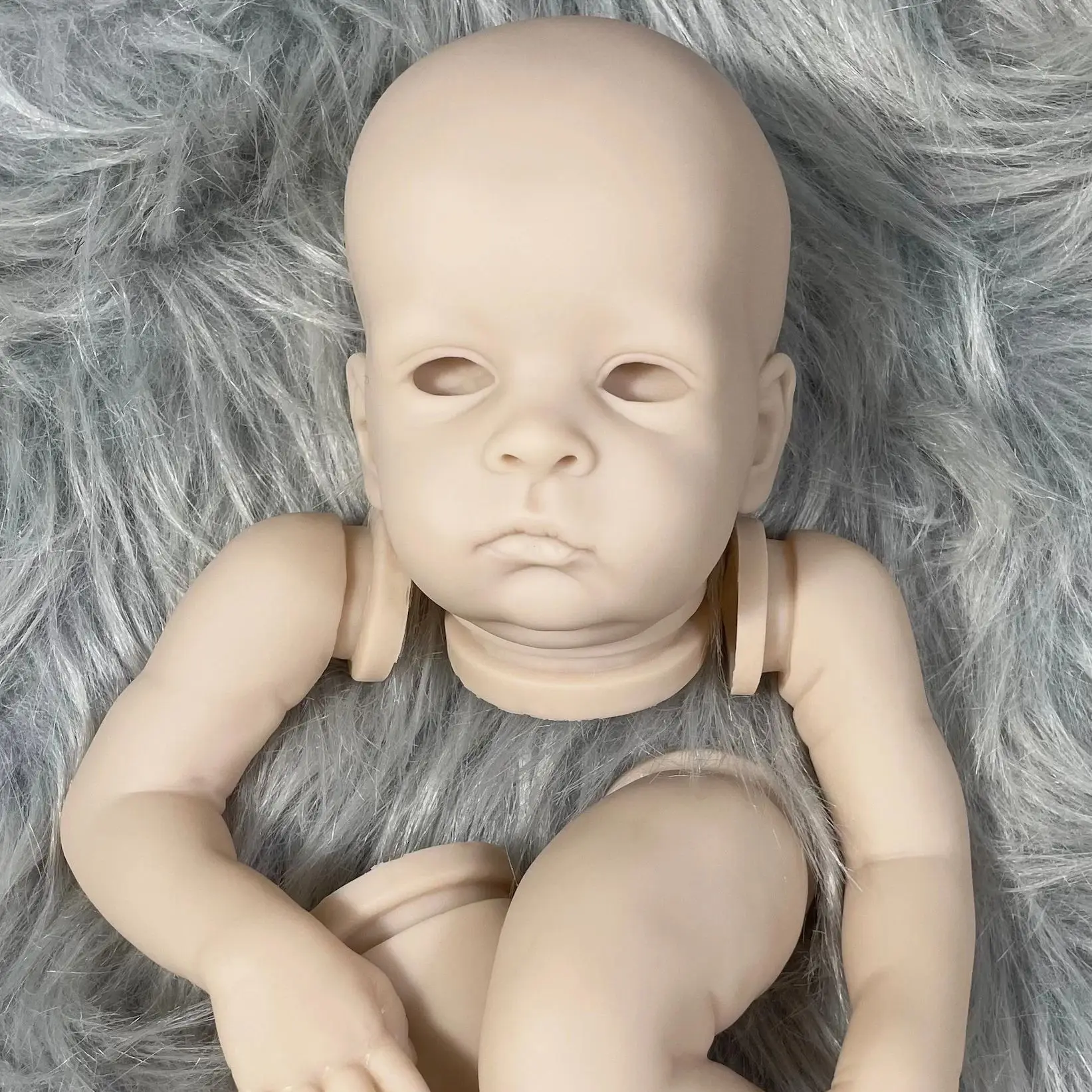 18 inch Reborn Blank Doll Kit Oskar Vinyl Unpainted Unfinished Blank Reborn Doll Parts DIY Blank Mold DIY Blank Reborn Kit