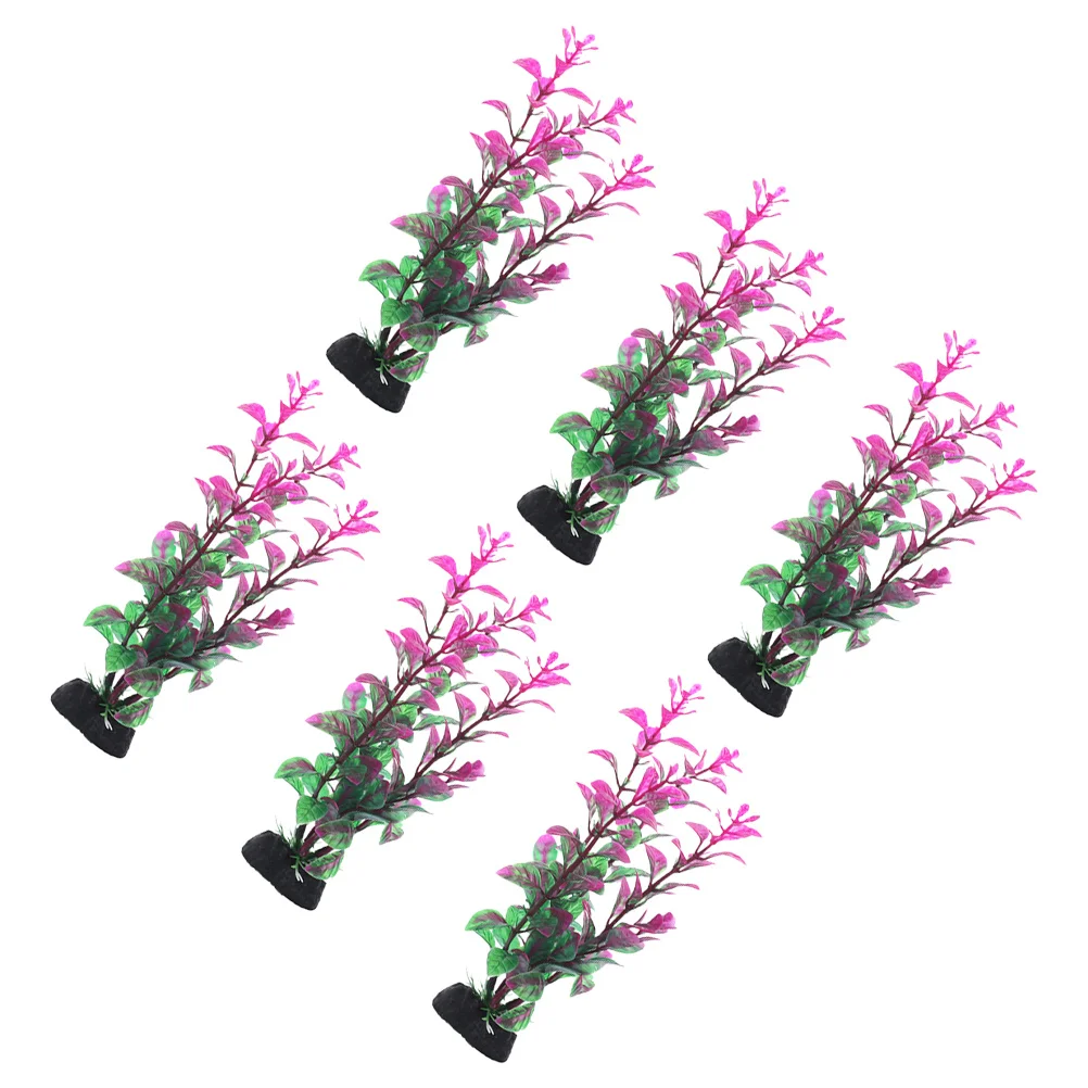 

6Pcs Aquarium Decoration Fake Aquatic Plants Realistic Plastic Fish Tank Plants Artificial Aquarium Plant Decors Fish Tank