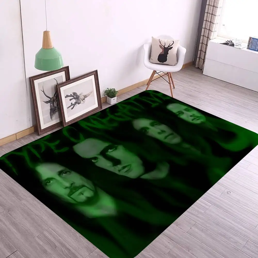 Classic Band T-Type O N-Negative Entrance Door Mat Washable Non-Slip Living Room Sofa Chairs Area Mat Kitchen Welcome Doormat