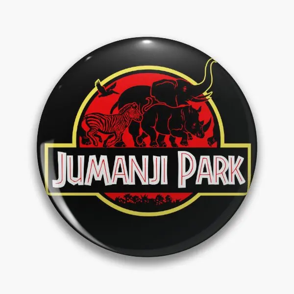 Jumanji Park เข็มกลัดติดปกเสื้อแบบนิ่มหมวกแฟชั่นเครื่องประดับน่ารักตลกของขวัญปกเสื้อเข็มกลัดตกแต่งเสื้อผ้าโลหะลายการ์ตูน