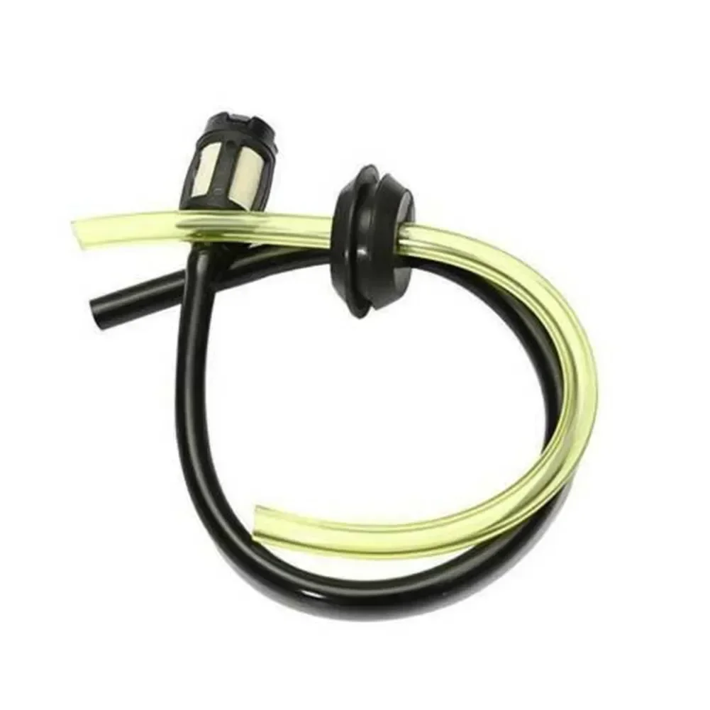 Fuel Transfer Hose with Integrated Filter and Grommet for Small Gas Engines Dual Line Configuration 3mm Inner Bore