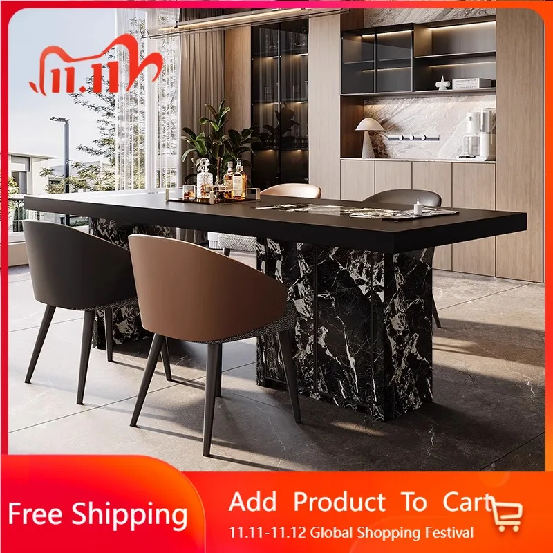 

Display Quality Dining Table Aesthetics Light Luxury Unusual Modern Design Restaurant Table Jewelry Modern Mesa Trendy Furniture