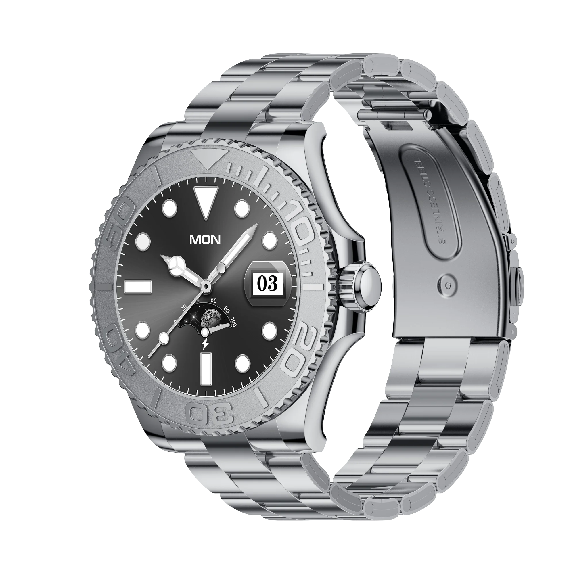 Aiweile AW46 New Style Smart Watch For Men Bluetooth Voice Wireless Fitness AMOLED Sport Business Watch For Gift