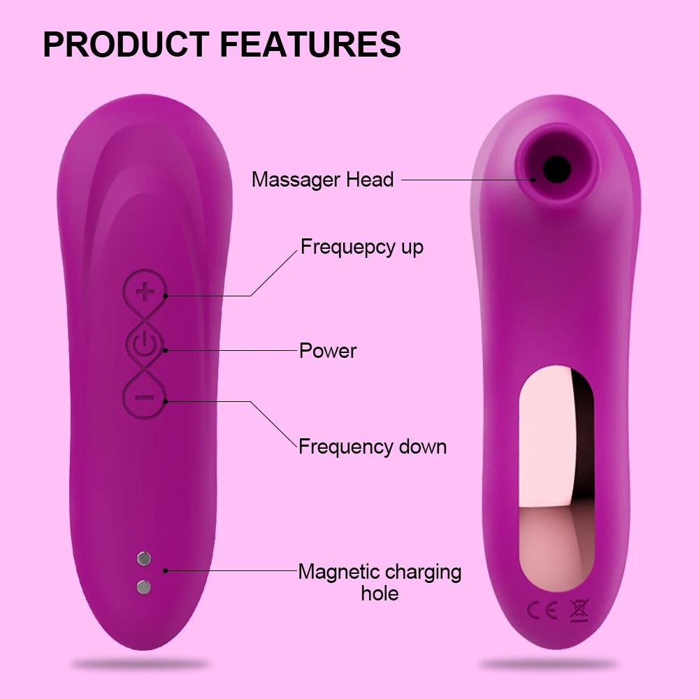 Powerful Sucker Clitoris Sucking Vibrator Female Clit Nipple Oral Vacuum Stimulator Massager Sex Toys Adults Goods for Women