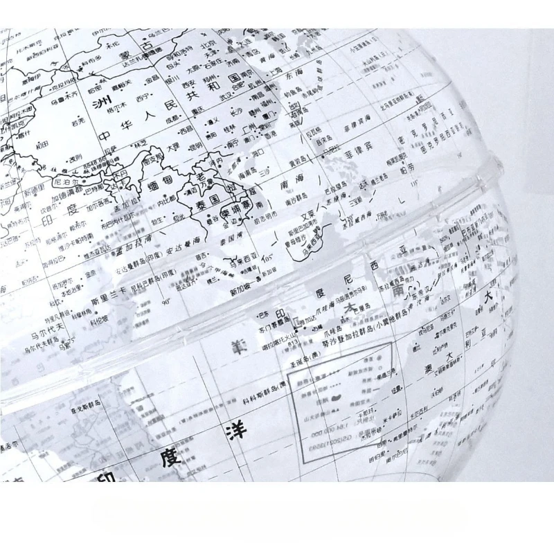 Transparent Globe Ornament Luxury High-end Home Decor Living Room Ornament TV Cabinet Office Study Decorations Desktop Decor
