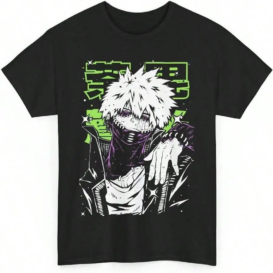 Camiseta My Hero Dabi Academia, camiseta informal de manga corta, camiseta.Jpg