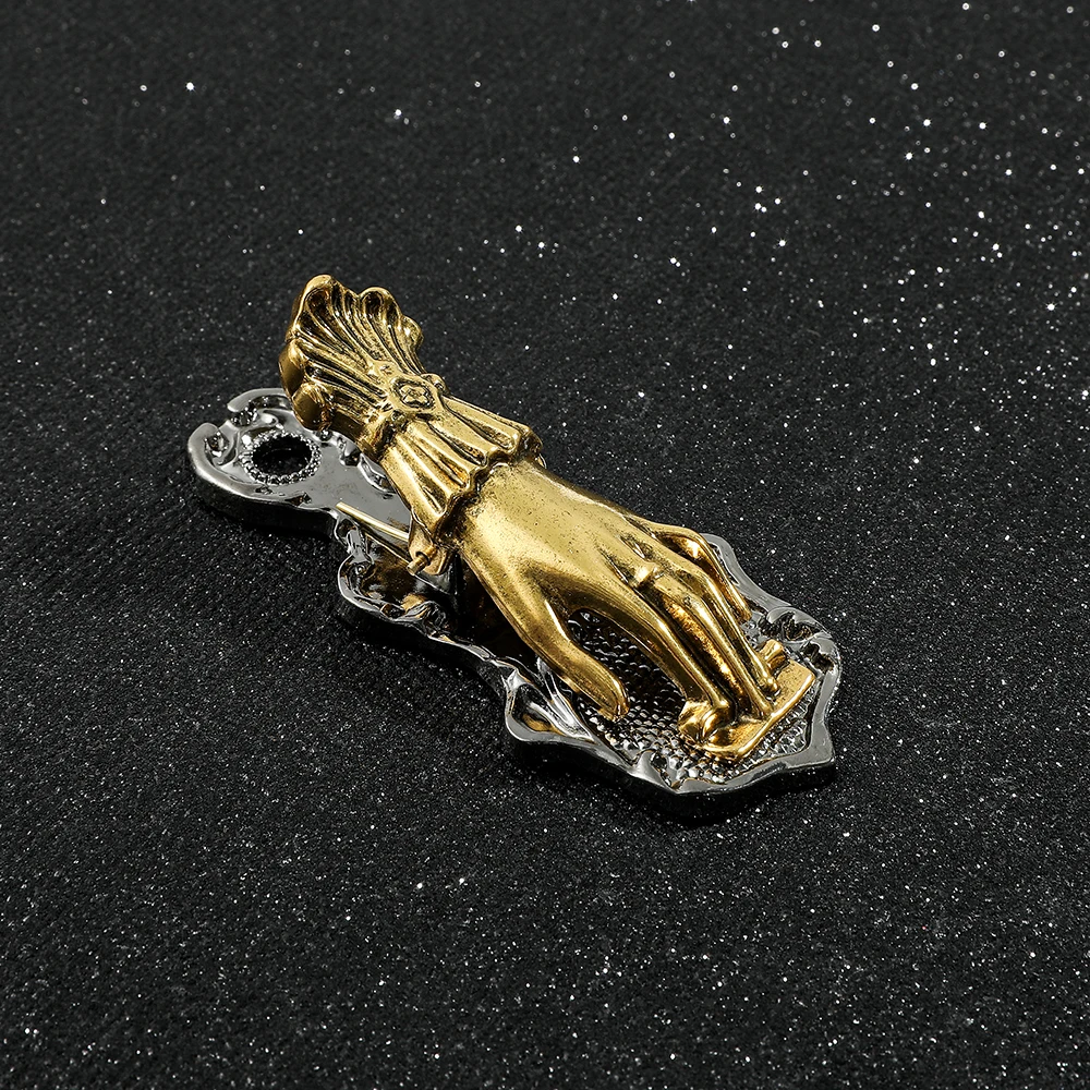 교사, 저자 Office 편지지, 책벌레를위한 독특한 책 장식 선물을위한 1pcs 손 모양 금속 책갈피 홀더