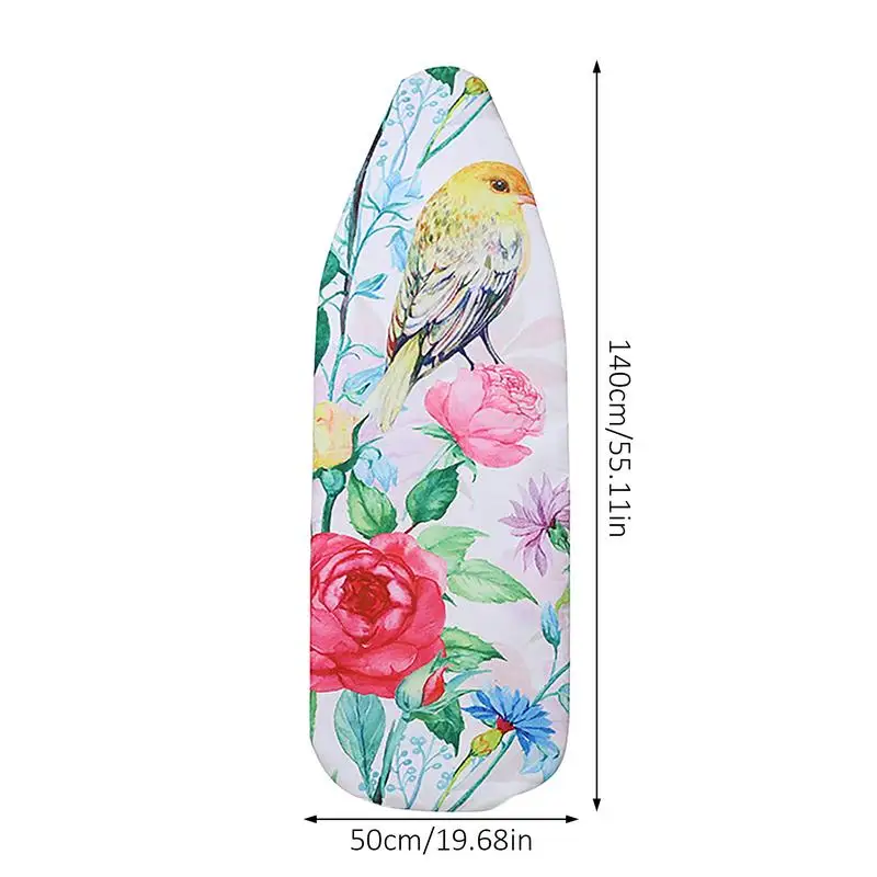 140x50CM Spring Bird Series Digital Printing Ironing Board Cover Pad Heat Insulation Polyester Fits Most Size Of Ironing NEW