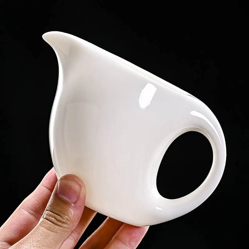 

Дистрибьютор чая из баранины Fat Jade White Porcelain с ручкой, бытовой деликатес, одиночная керамика, новый