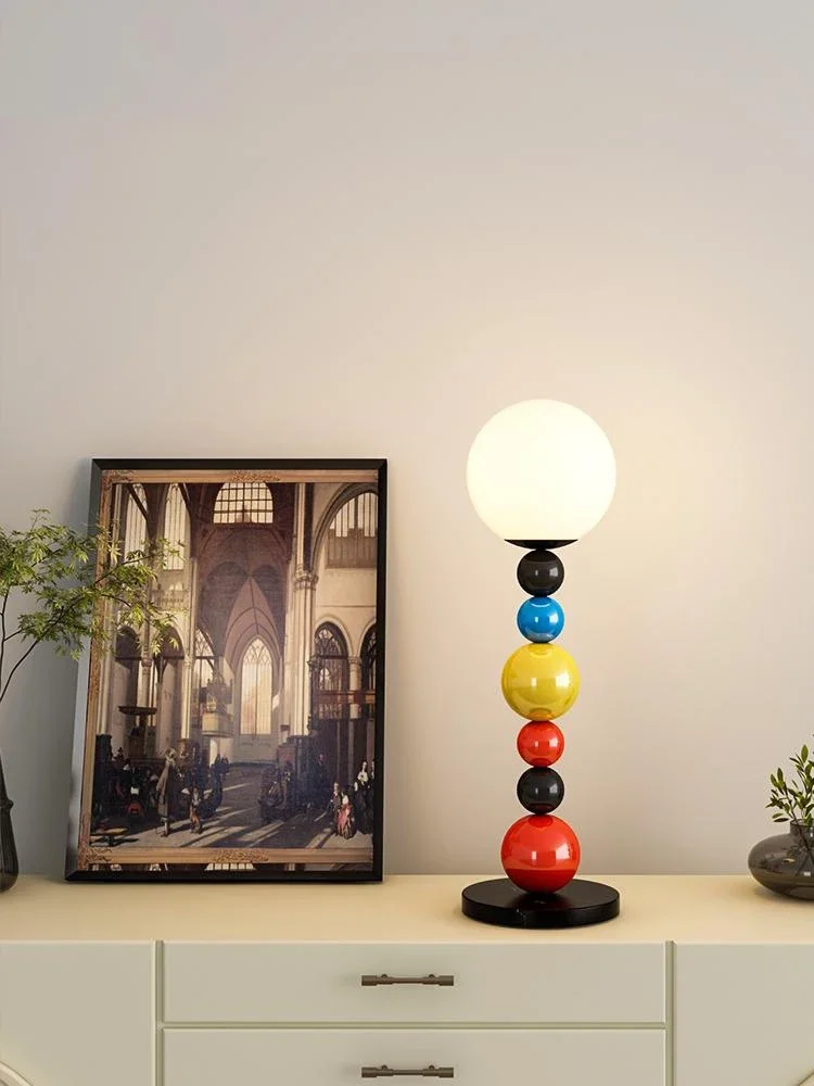 Lampy podłogowe Art Deco Gourd Nowoczesny kolor Czerwona lampa stojąca Salon Sypialnia Narożne oświetlenie wewnętrzne Lampka nocna LED