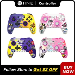 IINE Wireless Controller Wake Up Support NFC Amiibo Compatible Nintendo Switch/Switch lite/Switch OLED