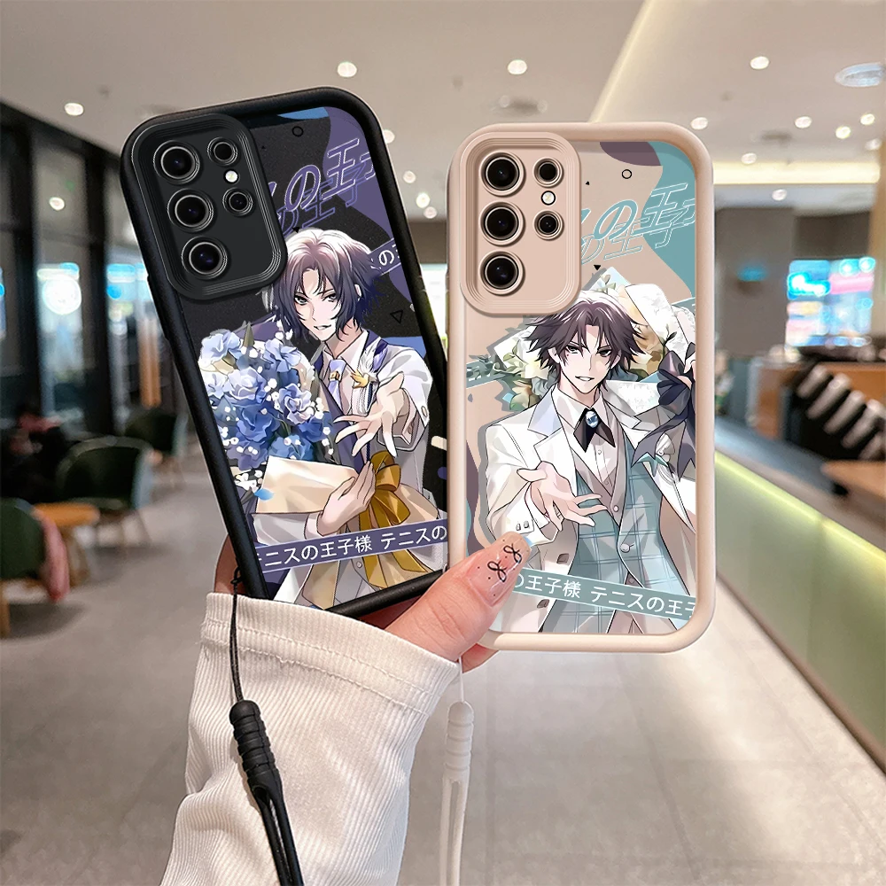 Anime The Prince of Tennis Phone Case for OPPO Realme 12 11 C11 C12 C15 C20 C21Y C31 C33 C35 C53 C55 4G 5G Cover With Hand Strap