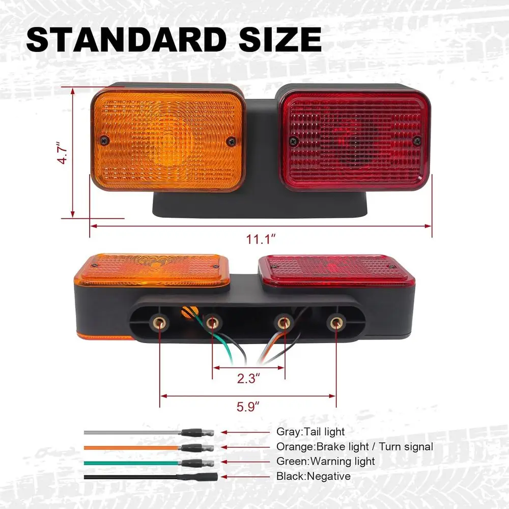 John Deere 1025R RH Rücklicht, kompatibel mit 1023E, 1026R, 2032R, 3025D, 3032E, 4066R, 5075E, wasserdicht LVA18273