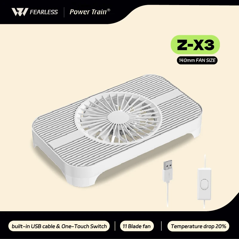 

Power Train Z-X3 pc accessories Radiator for roiter/Mini host USB Cooling Fan-140MM Temperature drop 20% air volume 65.8CFM 18dB