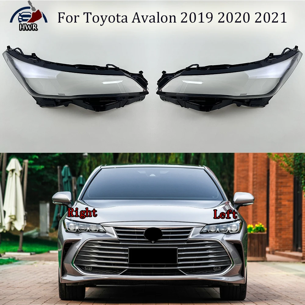 

Для Toyota Avalon 2019 2020 2021 прозрачный корпус налобного фонаря, крышка налобного фонаря из оргстекла, замена оригинального абажура