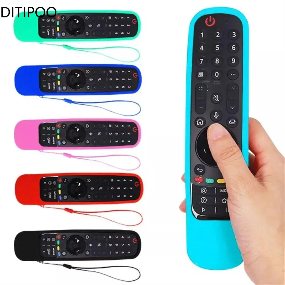 Soft Silicone Case Cover for LG MR21GA MR21N MR21GC Remote Control Cover for LG Oled TV Magic Remote MR21GA