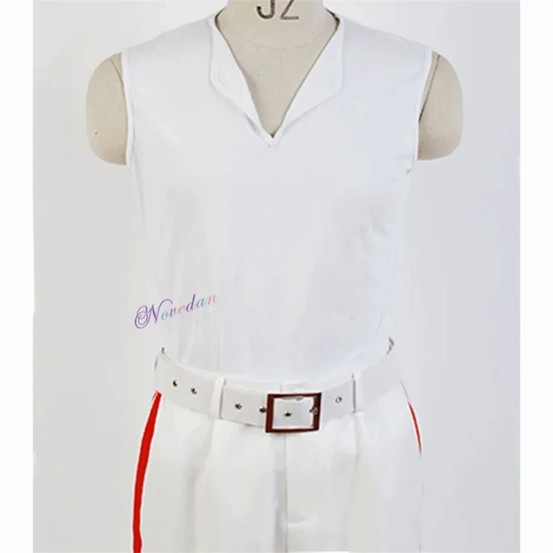 أزياء الملكة الرصاص فريدي ميركوري التأثيرية DJ Singer قاعة الرقص مرحلة سترة صفراء معطف قميص سروال الزي مجموعة كاملة