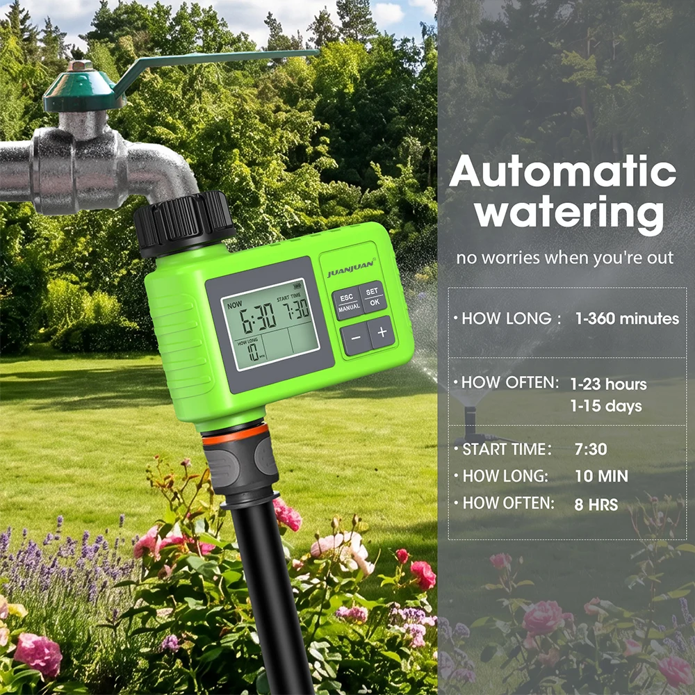 ตัวตั้งเวลาการรดน้ำอัจฉริยะ ระ - Smart Garden Irrigation System บทวิจารณ์และราคา