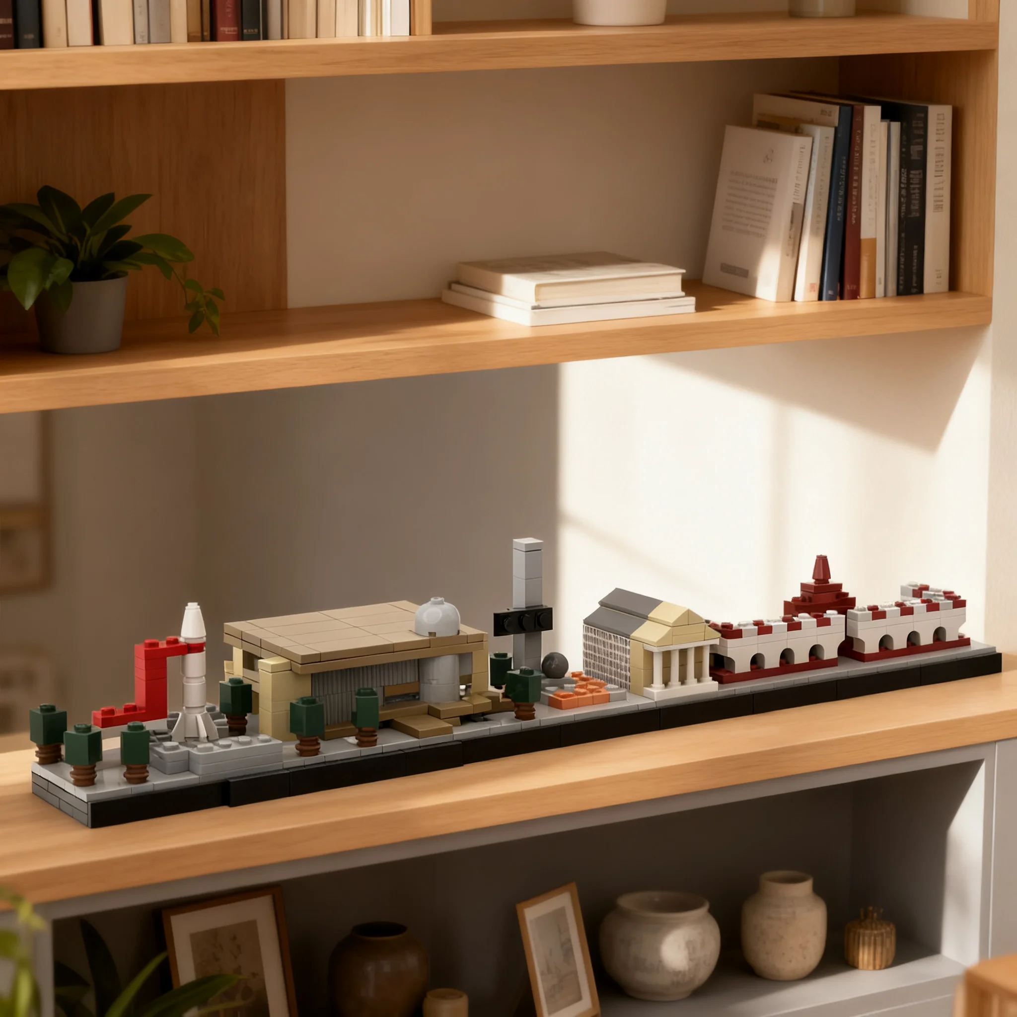 459pcs MOC Kaluga Skyline Skylines Model Building Blocks Craft Assemble Birthday Collection DIY Idea Display Education Brick 3D