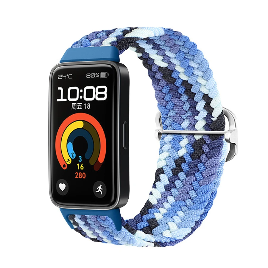 Nylon Gevlochten Band Voor Huawei Band 8 9 10 Sport Vervanging Armband Riem Voor Huawei Band 8 9 10 Polsband Correa accessoires