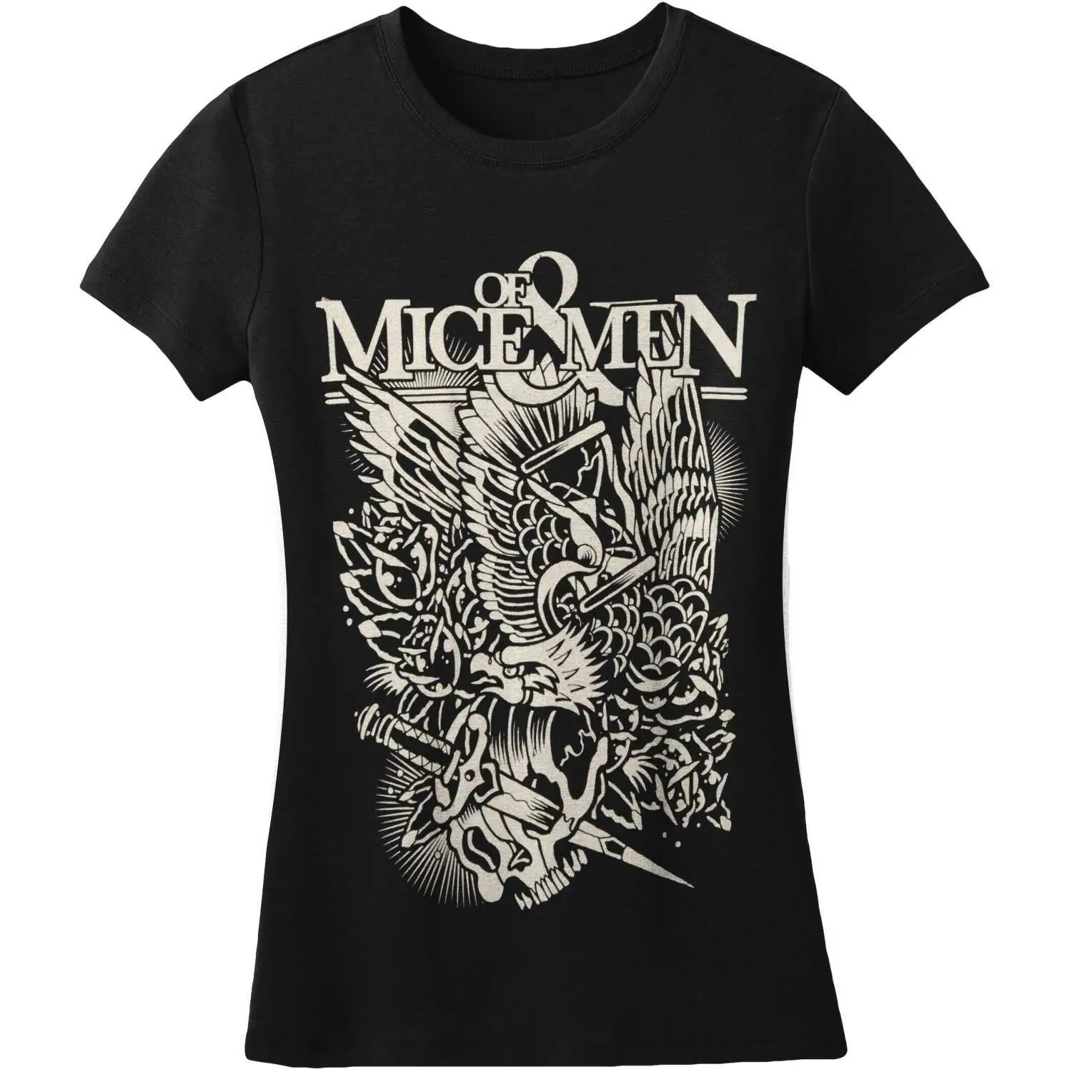 

Of Mice & Men Eagle Junior Top Large Black