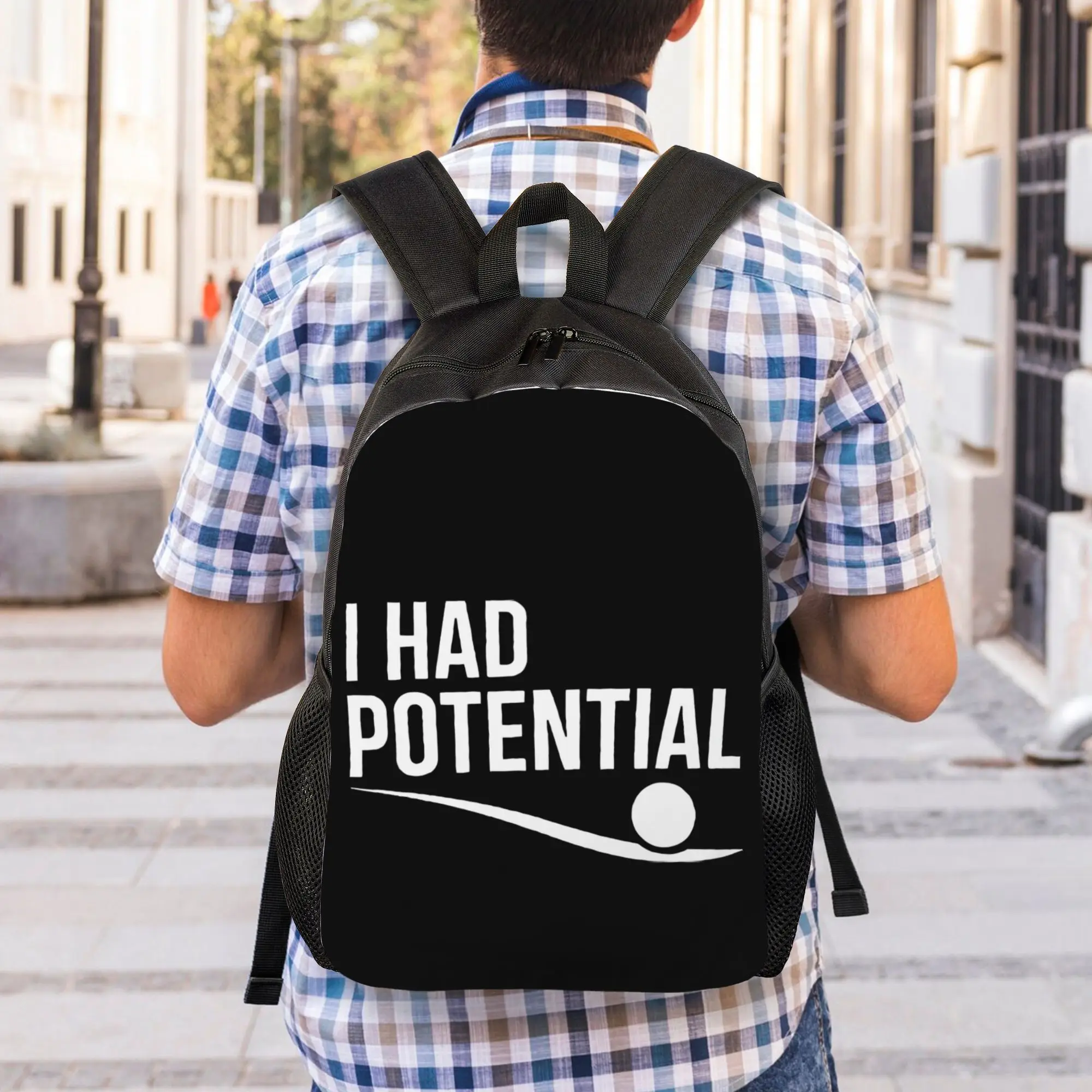 Book Pack Back to school season I Had Potential 1  Personalised Backpack