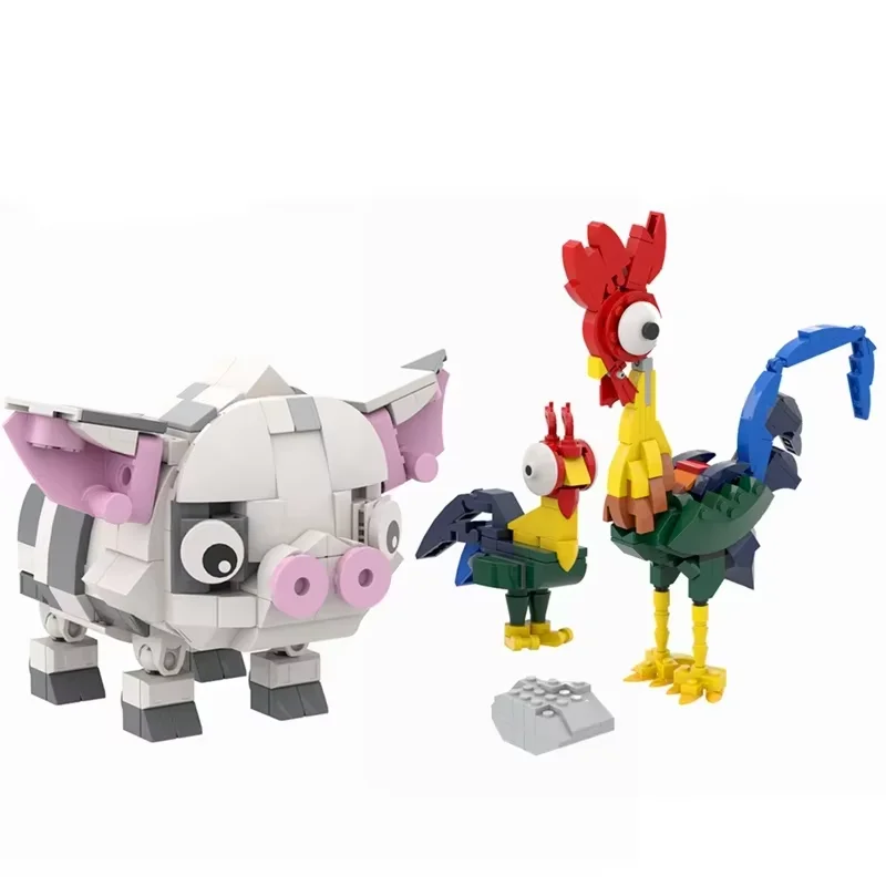 Classic Movie Ocean Princess Animal Heihei Building Blocks 368PCS Toys for Adults - view 2