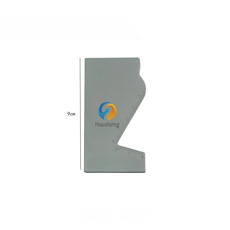 ศัลยกรรมพลาสติกคาลิปเปอร์จมูกประติมากรรมแผ่นการออกแบบจมูกอุปกรณ์วัดไม้บรรทัดสองด้านขนาด