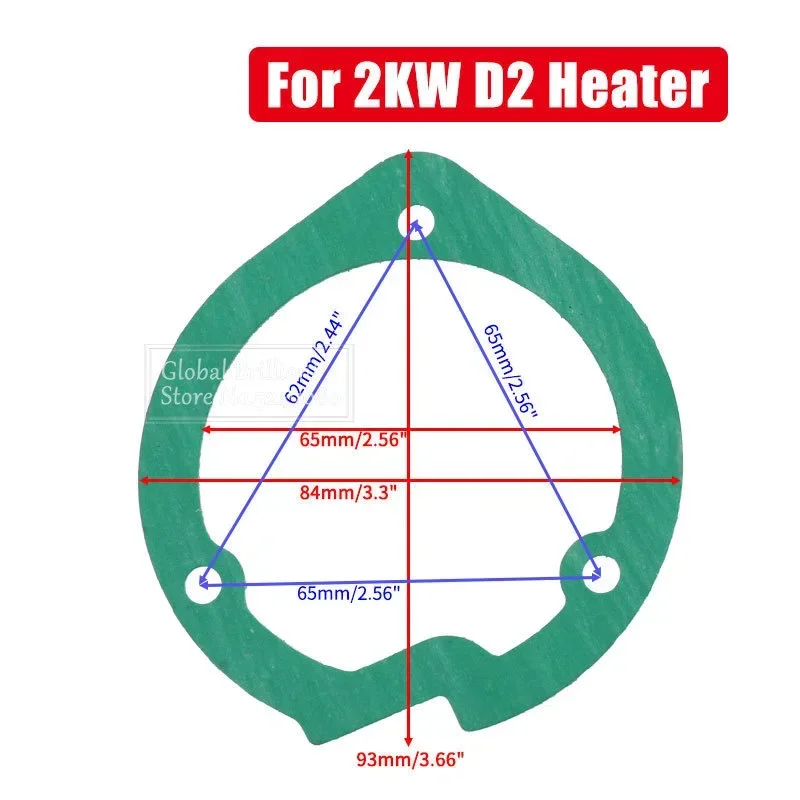

20pcs 2KW 5KW Air Diesel Heater Blower Fan Motor & Burner Gasket 20x/set For Chinese heater Eberspacher Car Truck Camper