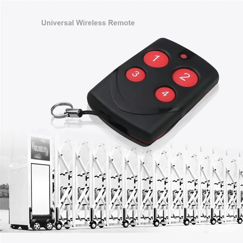 B86B Universal Multi-Frequency Copy Remote Control Key, 315/433MHz Garage Door Remote Control Duplicator Fixed Code