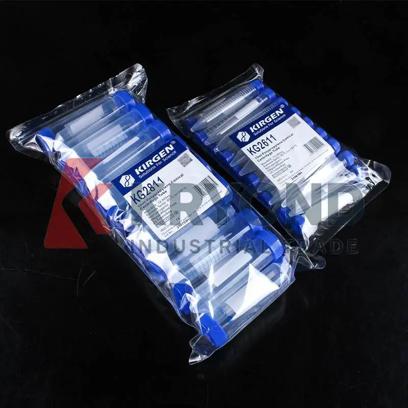 25Pcs 15ml/50ml Sterilized V-Shape Bottom Centrifuge Tubes with Screw Caps Lab Centrifugal Tubes Original Product