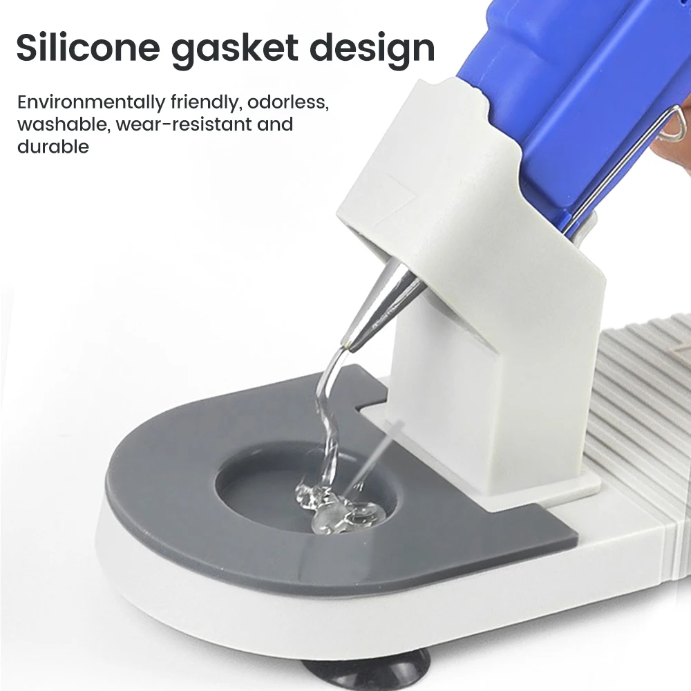 Hot Melt Glue Gun Stand Glue Gun Base Handmade DIY Tools Hot Melt Glue Gun Bracket  Repair Tools Heating Hot Glue Machine Base