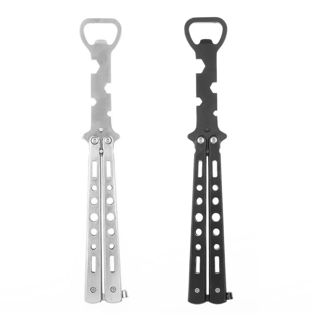 Folding Stainless Steel Beer Bottle Opener Butterfly Trainer Tools