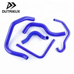For 98-02 Kawasaki Ninja ZX6R ZX 600 J 1998 1999 2000 2001 2002 Motorcycle Silicone Radiator Tube Hoses Pipe Kit 5Pcs