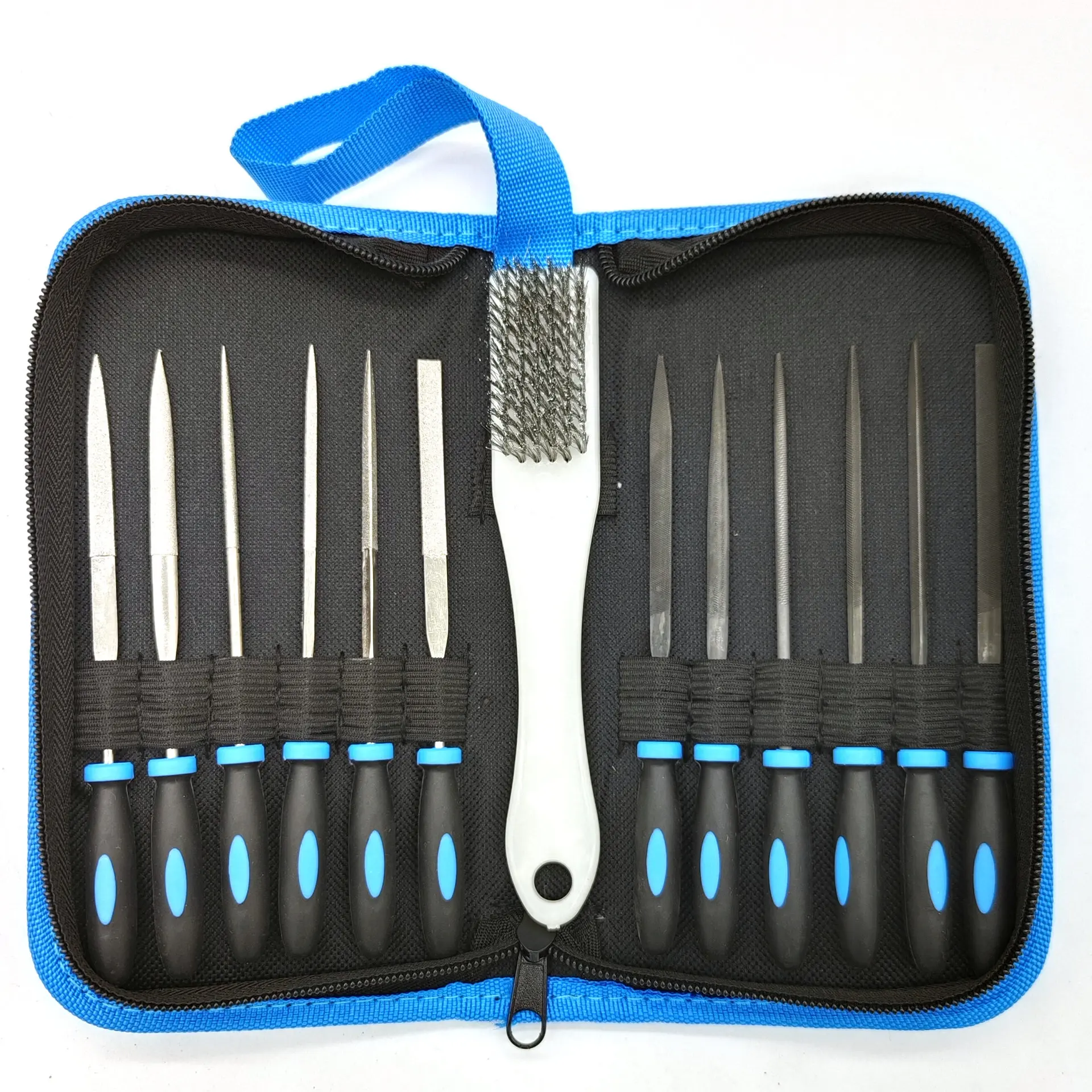 Imagem -06 - High-carbon Steel Diamond File Conjunto com Armazenamento para Precision Metal Work Carpintaria Pequeno Pcs Bolsa 6pcs 13 Pcs