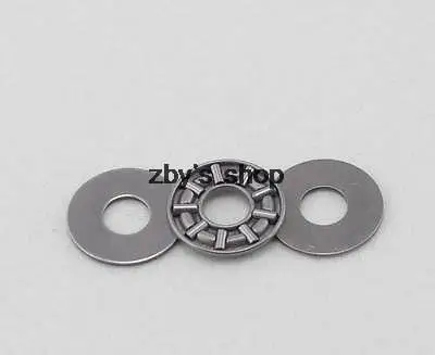 

10pcs 20 x 35 x 2mm AXK2035 Thrust Needle Roller Bearing With Two Washers Each