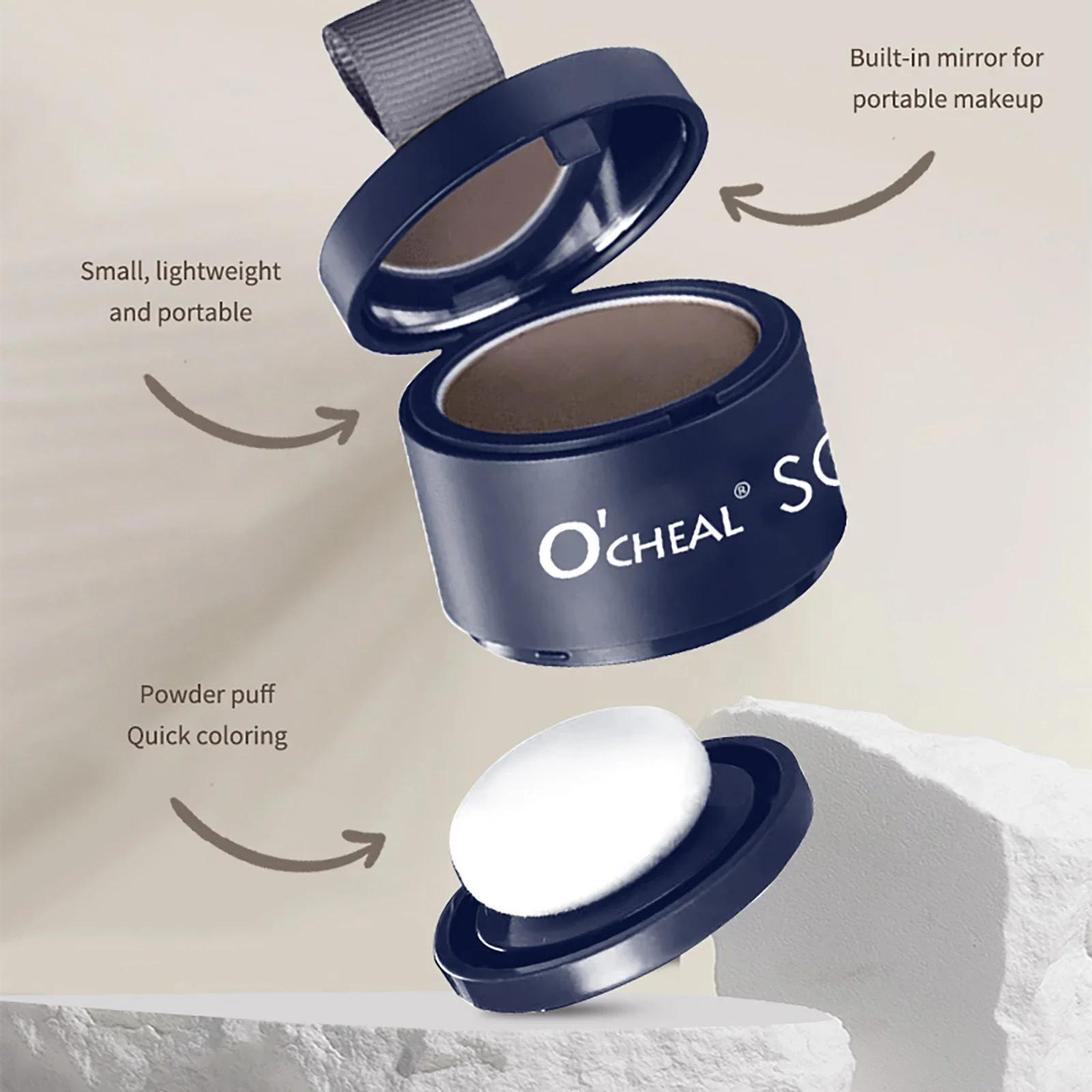 O'CHEAL Hairline Fluffy Powder Repair Volume Powder Shadow Shadow Powder Hair Concealer Coverage Fill Czoło Hairline