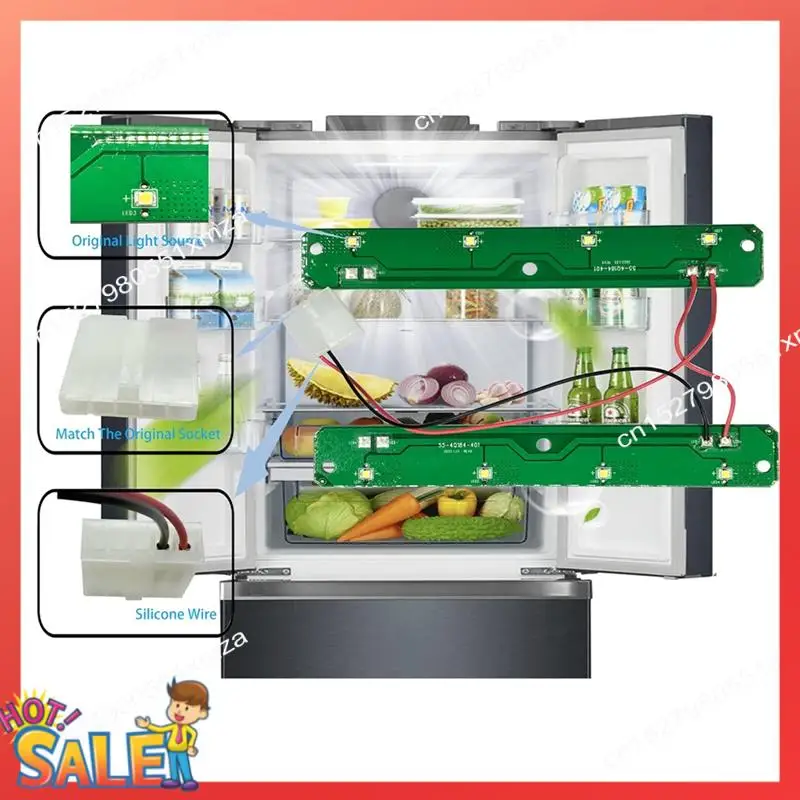 ABCL 2 шт. светодиодная подсветка для холодильника Whirlpool Kenmore Maytag W11043011 PS12070396 (только печатная плата) светодиодная подсветка для холодильника