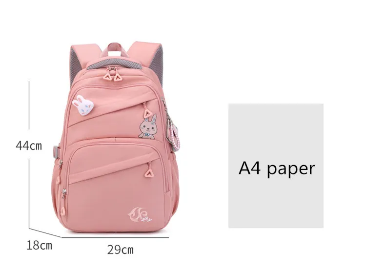 2023 novo chinês ano do coelho das crianças mochila para adolescentes meninas grande capacidade crianças mochila de viagem feminina mochilas