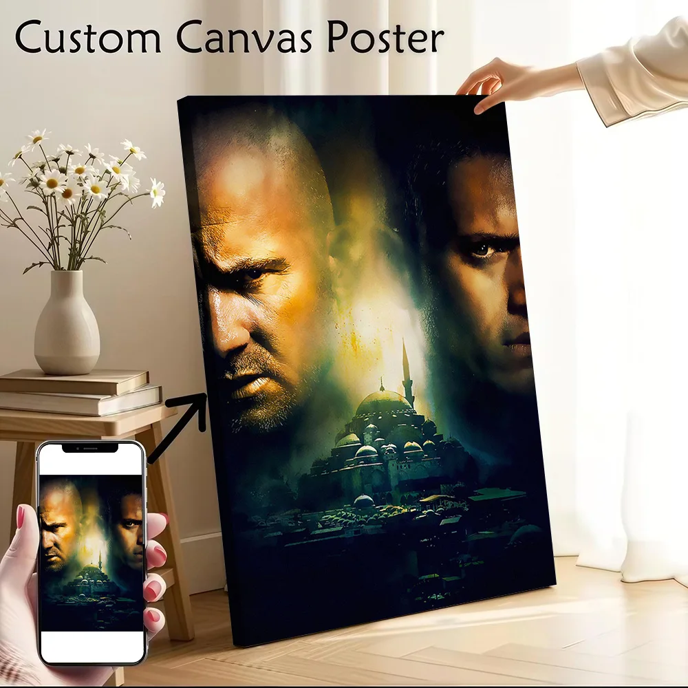 Prison Break Printed Canvas Poster Personalized High Quality Wall Art Paintings for Home Decor Room Decorating Interior Bedroom