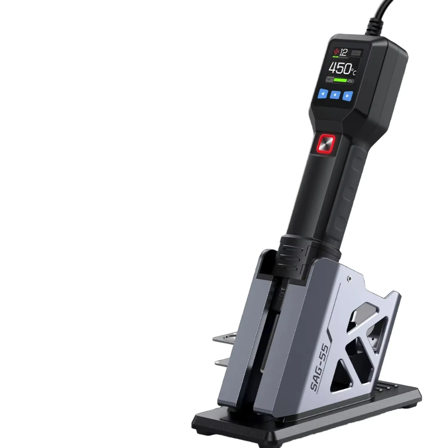 

SAG-55 High Equipment Intelligent Hot Air Gun 550W Power Brushless Fan Hot Air Gun