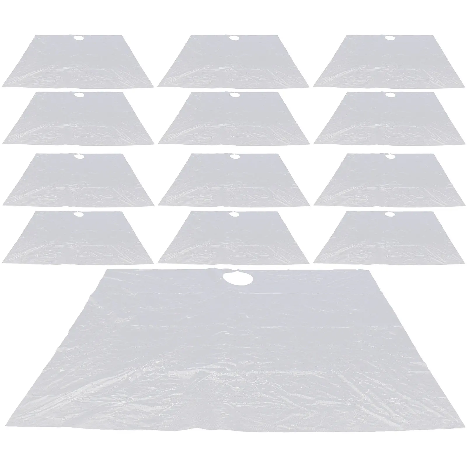 

20Pcs Beard Catcher Disposable Sheets Premium Plastic Sink Cover Shaving Hair Catcher Beard Trimming Supplies Portable