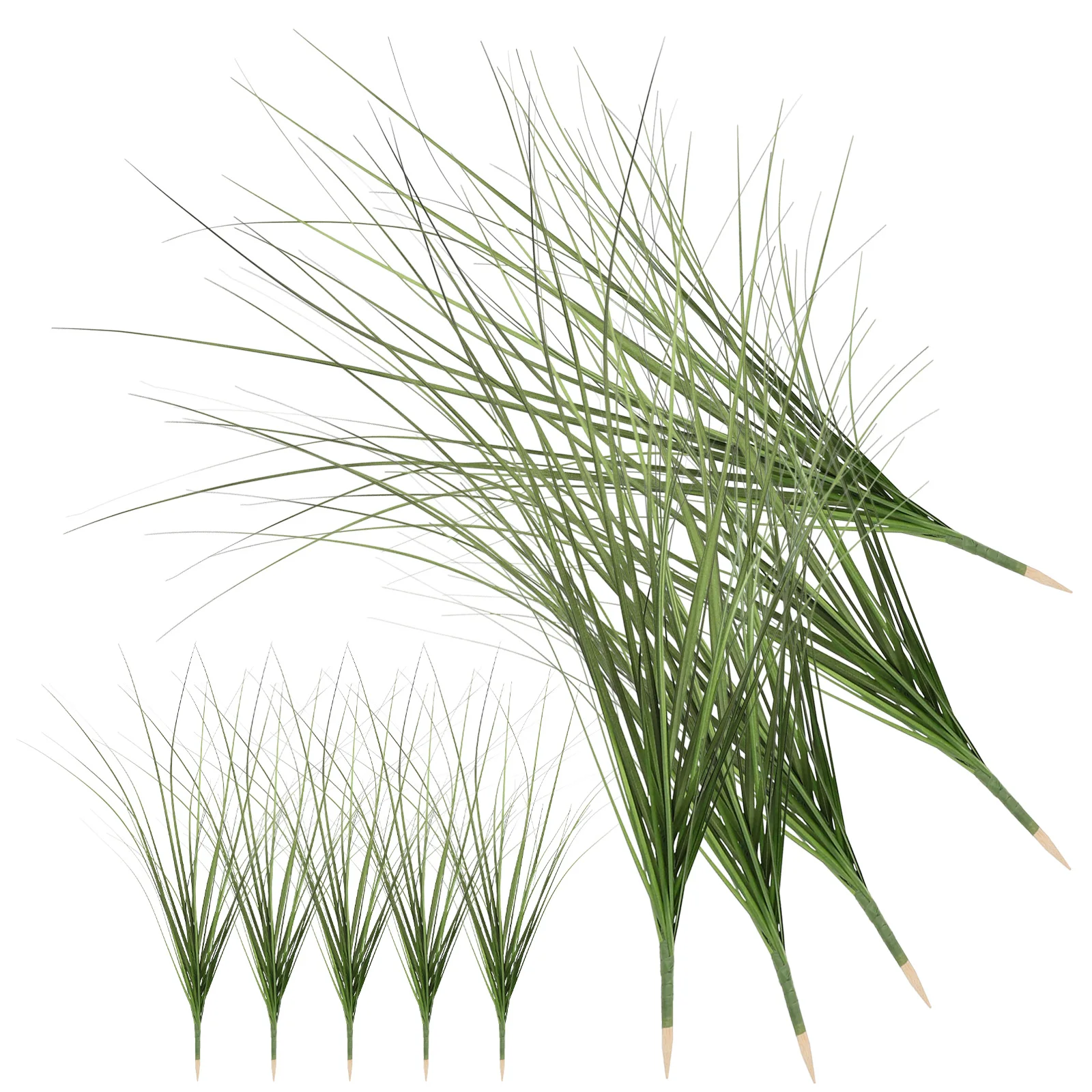

10Pcs Artificial Reed Grass Faux Plants Greenery Stems for Vase Home Decor Indoor Plants Artificial Decor Small Fake Plant