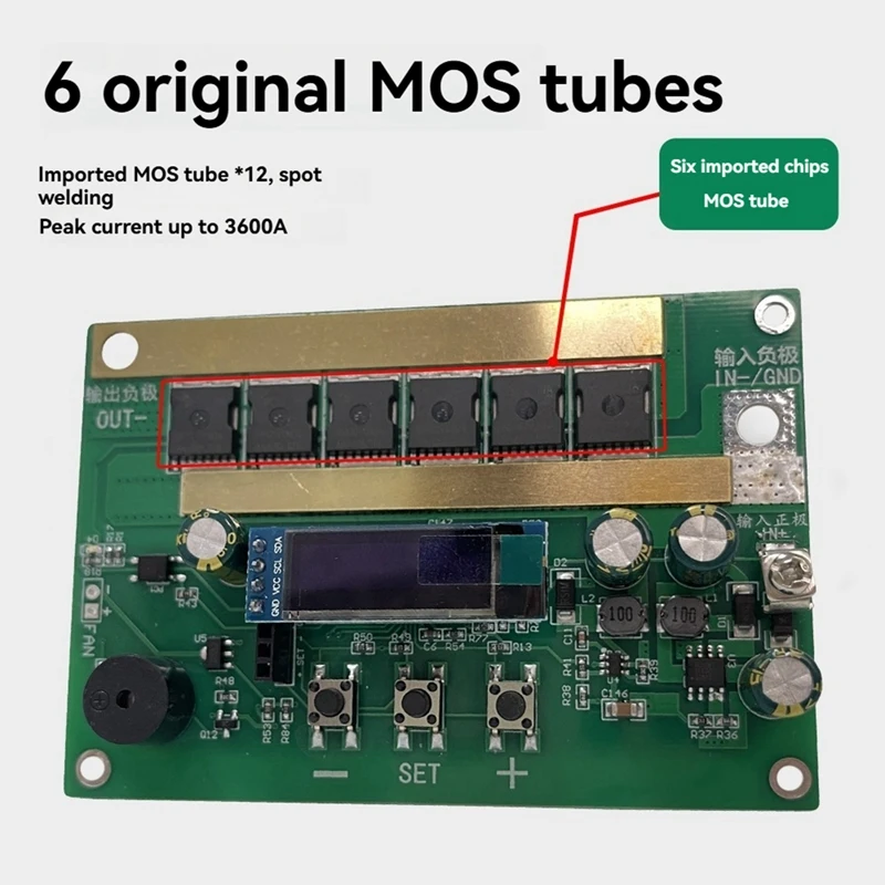 ABPQ-12V Spot Welder Module With Welding Pen Intelligent Spot Welder Control Board Set For Lithium Battery 18650
