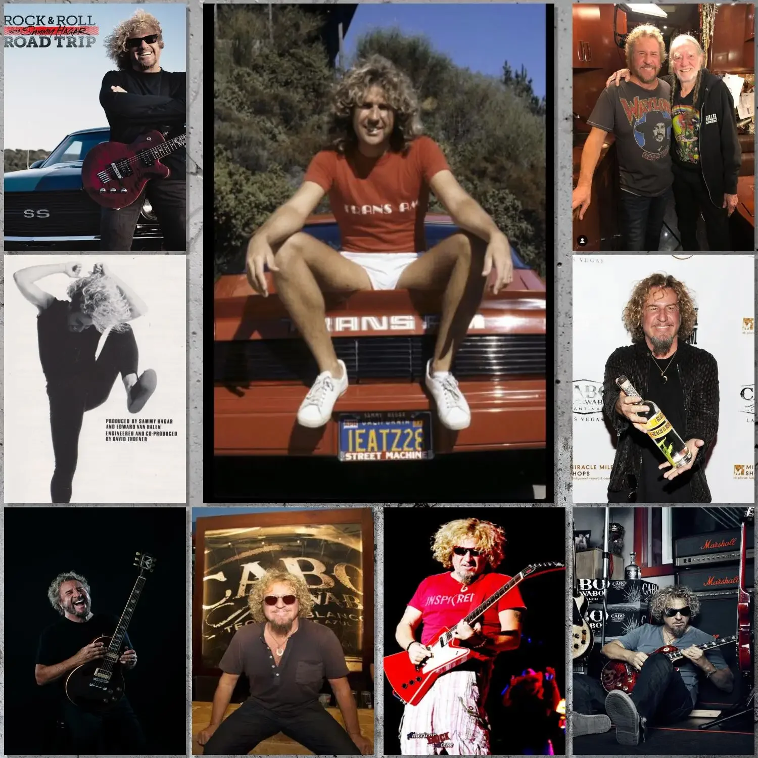 Sammy Hagar Poster Canvas Art Poster and Wall Art Picture Print Modern Family bedroom Decor Posters