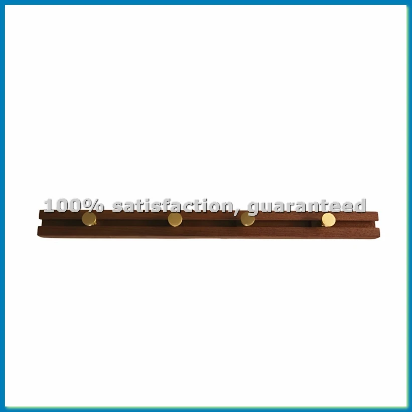 

Sliding Solid Wood Wall Hanger A Row of Multifunctional Wall Hooks At the Entrance Clothes Storage Rack,4 Hooks-A69M