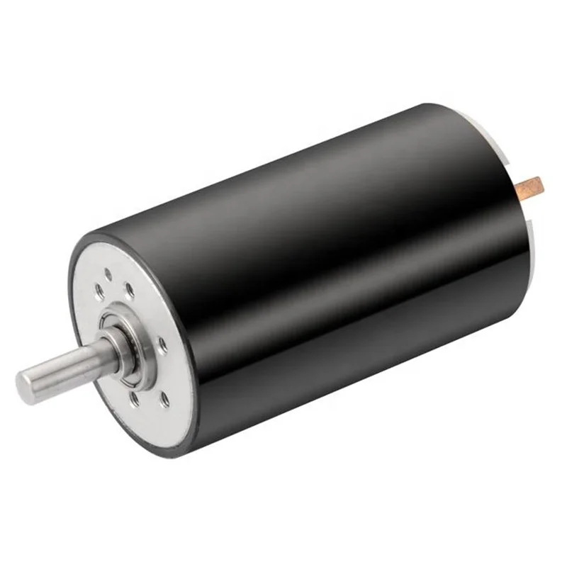 Low Noise 40Mm 24v Coreless Carbon Brush Dc Motor For Industrial Electric Tools Robots Plastic Strapping Tools